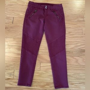 American Eagle Moto Ankle High Rise Jegging Pant Women’s size 4 Skinny Crop